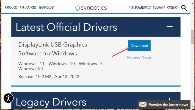 displaylink usb graphics software for windows 10